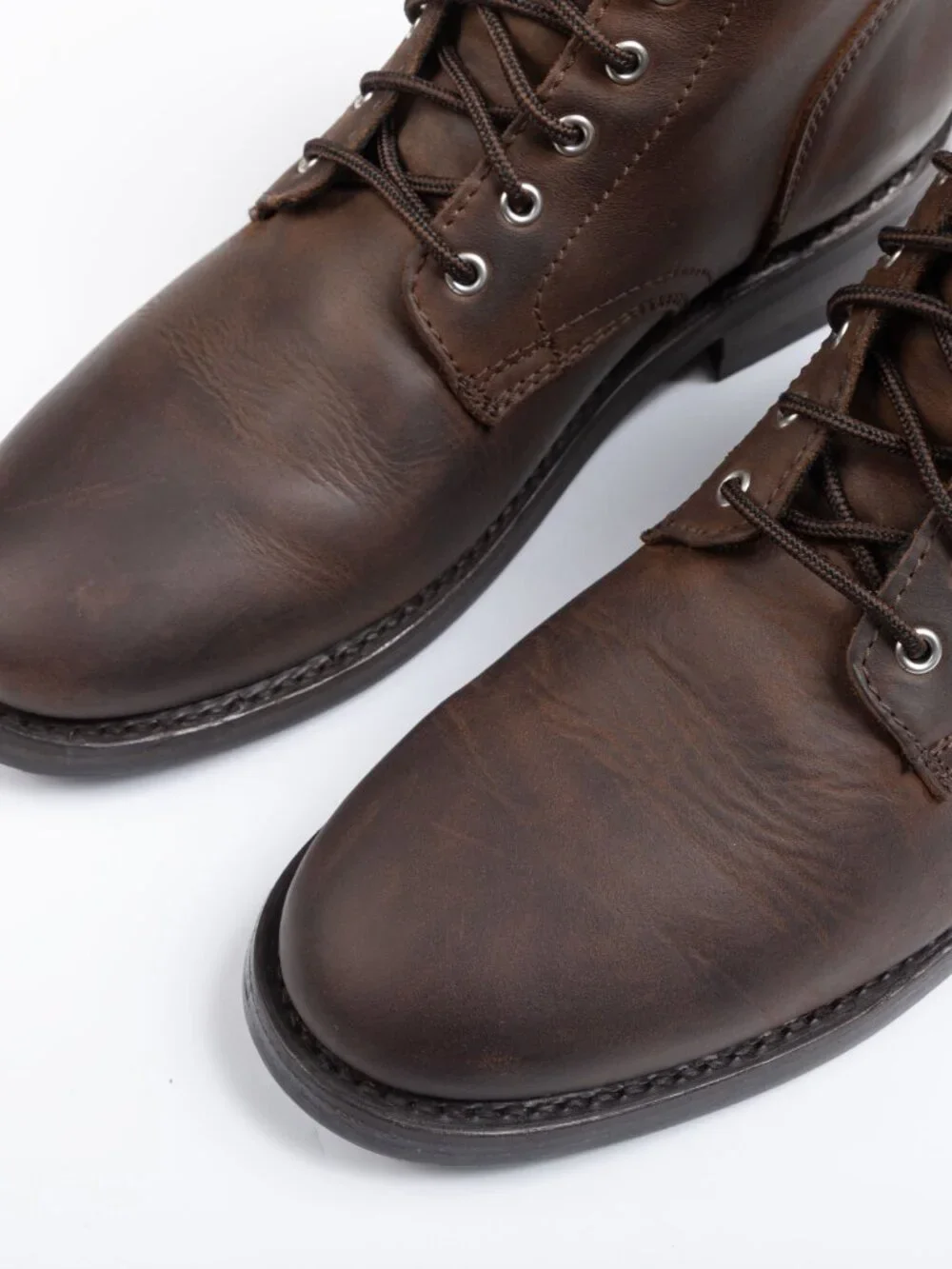Thursday Boot Co President Boots Men's Size 9 US Brown Leather Plain Toe Ankle